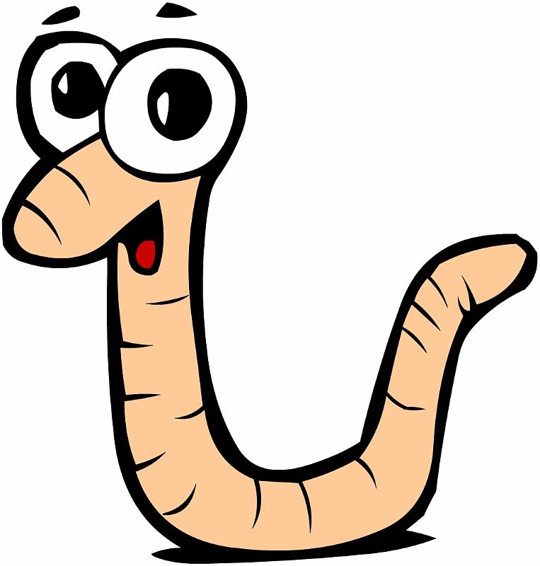 funny worm clipart - photo #38