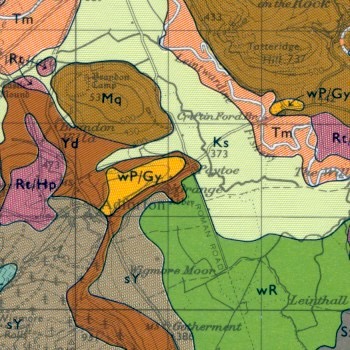 Excerpt of a 1:63,000 published soil map. (c) Cranfield University
