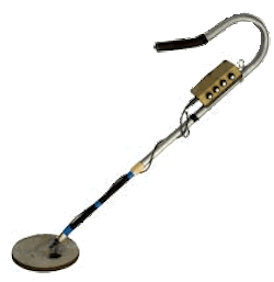 You can easily buy metal detectors, or you can even make one - like this.