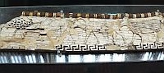 The ivory panel found at Kerkenes, which was probably inlaid into a piece of furniture. It was a very special find and is now in the Ankara Museum of Ancient Antiquities.