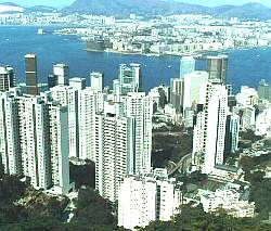 Urbanisation is increasing greatly throughout the world. This example is from Hong Kong but there are examples in many parts of the world.