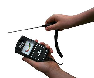 A simple handheld soil pH meter