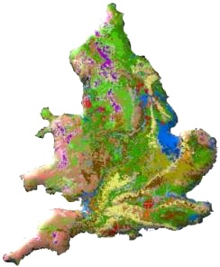The soils of England and Wales. To find out your soil type - use the SoilScapes viewer linked in the Activities section!